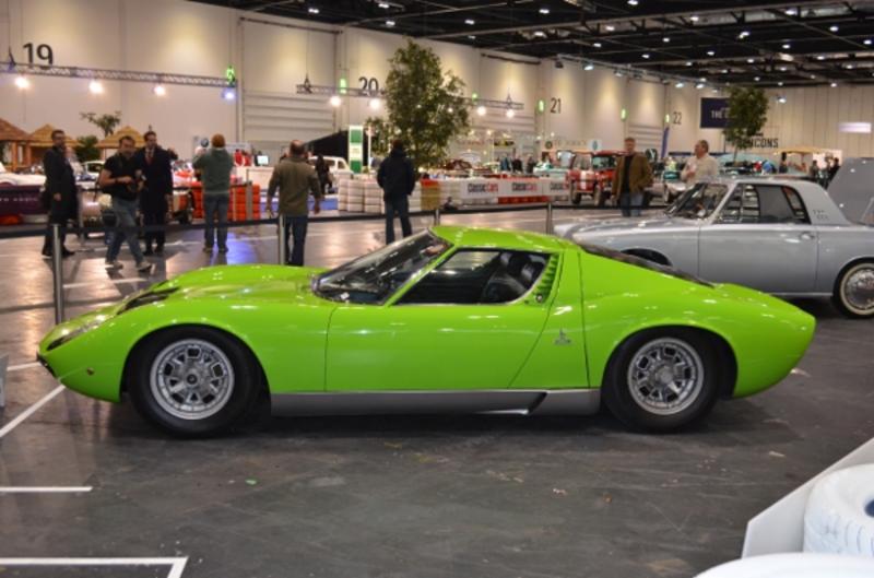 The London Classic Car Show lamborghini muira